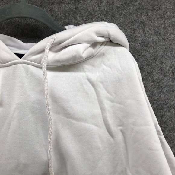 NWT Bronx Express Plain White Hoodie Sweatshirt Unisex Size 4XL DIY Thick - Picture 7 of 11